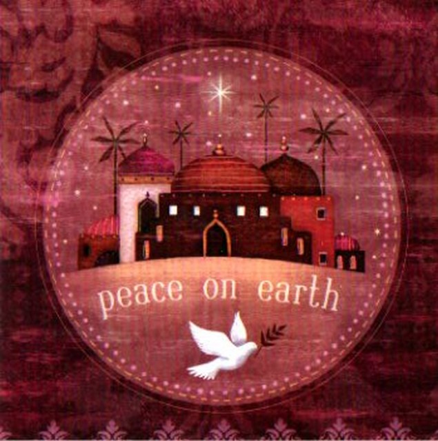 Peace On Earth Christmas Cards Pack Of 5 LoveChristianBooks